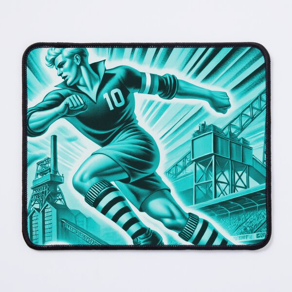 Item preview, Ruhrpott Retro Football Art designed and sold by FutbolEsArte.