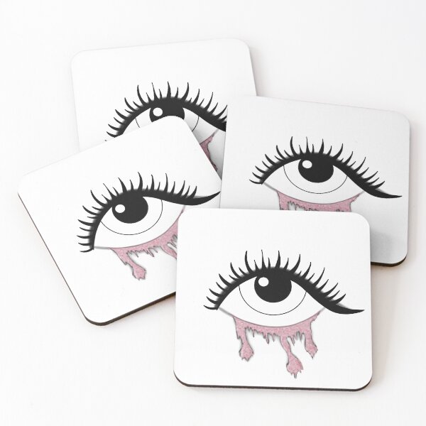 Item preview, Eye crying pink glitter  designed and sold by Becky-Marie.