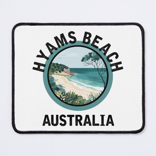 Item preview, Hyams Beach - Australia (with Black Lettering) designed and sold by VelvetRoom.