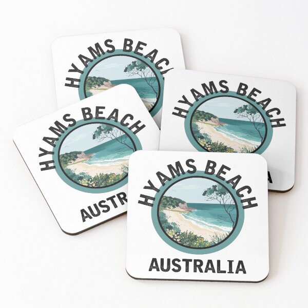 Item preview, Hyams Beach - Australia (with Black Lettering) designed and sold by VelvetRoom.