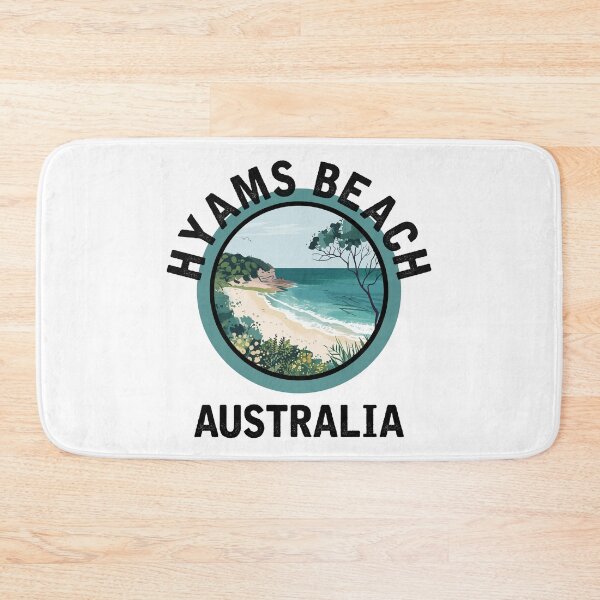 Item preview, Hyams Beach - Australia (with Black Lettering) designed and sold by VelvetRoom.
