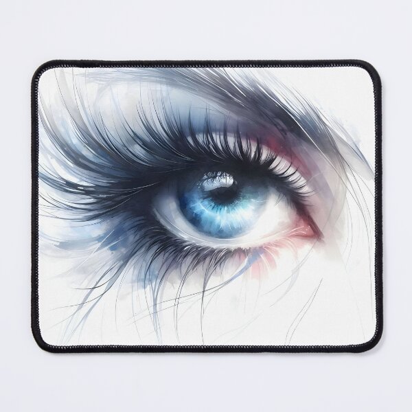 Item preview, Stunning Watercolor Female Eye Close-up Design designed and sold by PandaTShirtShop.