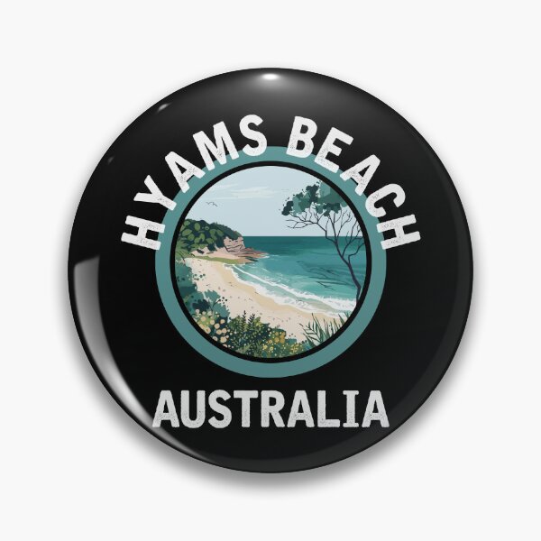 Item preview, Hyams Beach - Australia (with White Lettering) designed and sold by VelvetRoom.