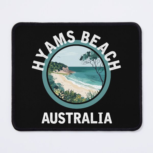 Item preview, Hyams Beach - Australia (with White Lettering) designed and sold by VelvetRoom.
