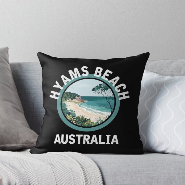 Item preview, Hyams Beach - Australia (with White Lettering) designed and sold by VelvetRoom.