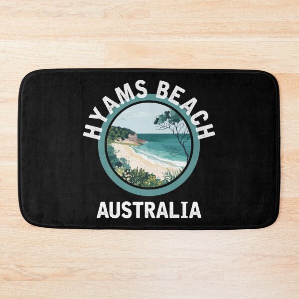Item preview, Hyams Beach - Australia (with White Lettering) designed and sold by VelvetRoom.