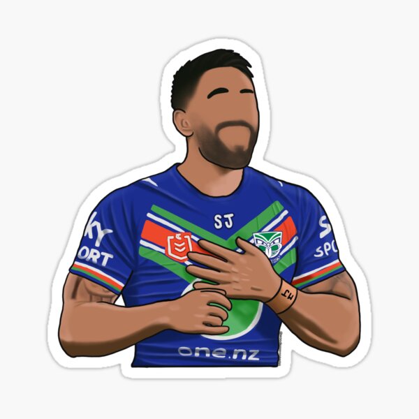 Item preview, SHAUN JOHNSON NEW ZEALAND WARRIORS RUGBY LEAGUE designed and sold by WoodenSpoonerss.