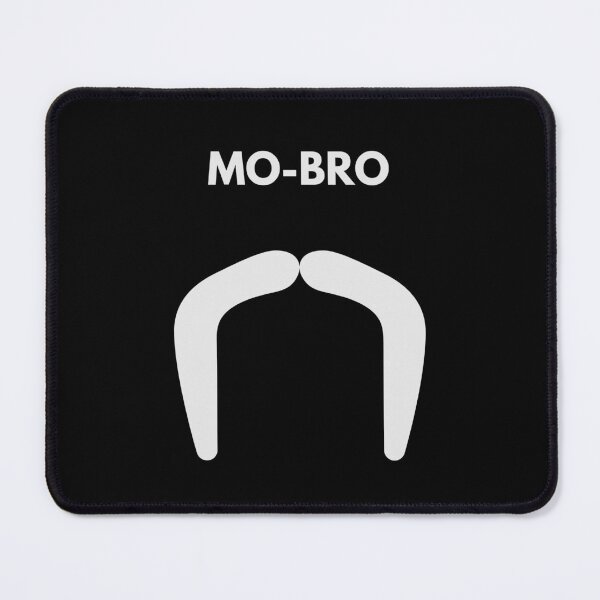 Item preview, MOvember Inspired MO-BRO Moustache 4 T-Shirt and Stickers designed and sold by Wit-T-Merch.