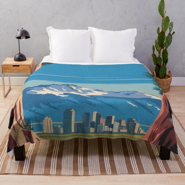 Item preview, Póster de viaje vintage de Denver designed and sold by TravelerRat.