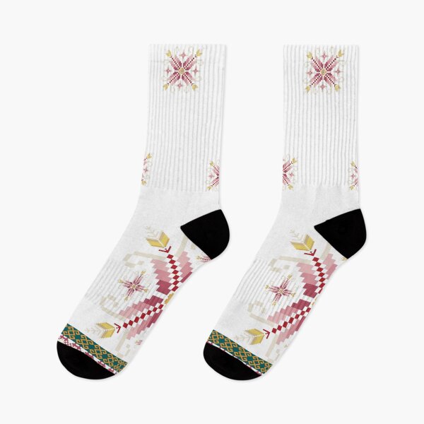 Item preview, set of christmas symbols seamless pattern and the margin of a border designed and sold by Wunnipaogtun.