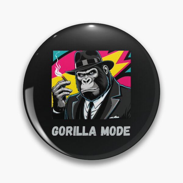 Item preview, Gorilla Mode: Gorilla with a cigar and hat designed and sold by ShirtWardrobe.