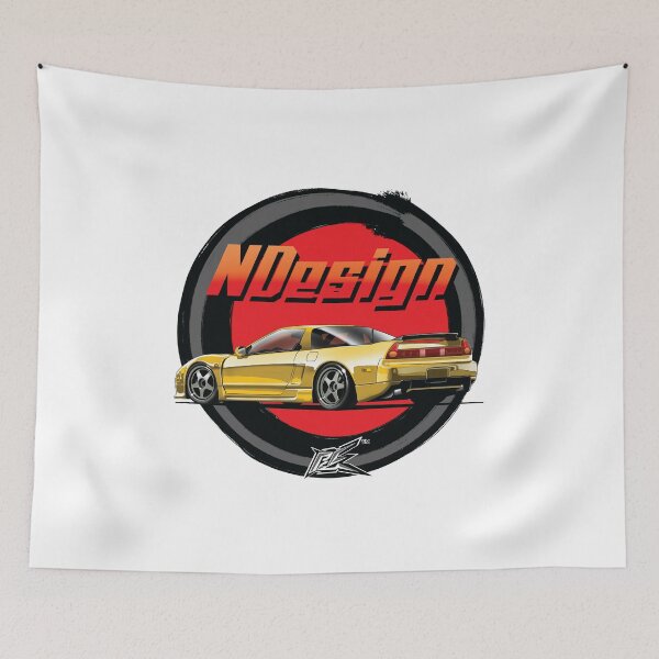 Item preview, nsx supercar rear yellow  designed and sold by NaquashM.