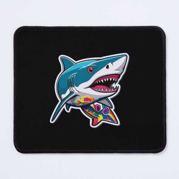 Item preview, Eye-Catching Shark Pop Art Stickers designed and sold by ArtCreator2023.