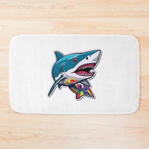 Item preview, Eye-Catching Shark Pop Art Stickers designed and sold by ArtCreator2023.