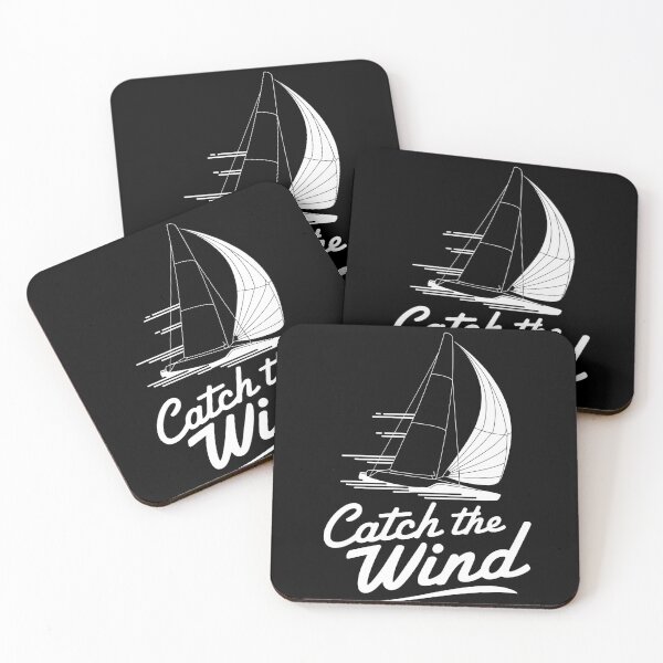 Artikelvorschau, Fang den Wind Text – Segelboot Illustration entworfen und verkauft von Prime-Studio.