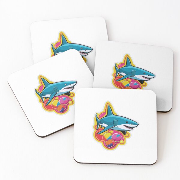 Item preview, Cool Shark Sticker for Ocean Lovers designed and sold by ArtCreator2023.