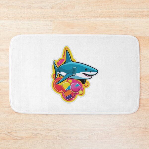 Item preview, Cool Shark Sticker for Ocean Lovers designed and sold by ArtCreator2023.