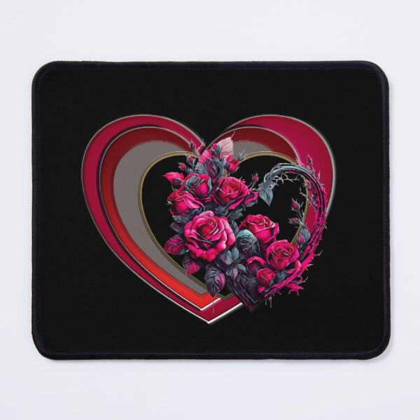 Item preview, Heart Collage Art Representation Heart with Roses designed and sold by Endo Designs - cause Love and Life matters.