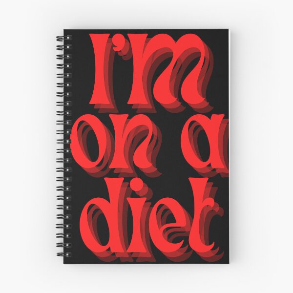 Item preview, I'm on a diet, for girl ,women designed and sold by dinartanddesign.