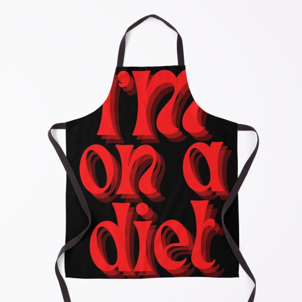 Item preview, I'm on a diet, for girl ,women designed and sold by dinartanddesign.