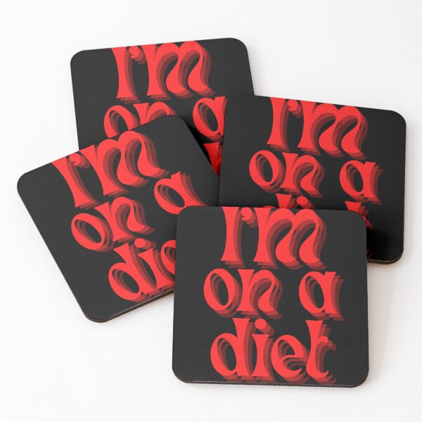 Item preview, I'm on a diet, for girl ,women designed and sold by dinartanddesign.