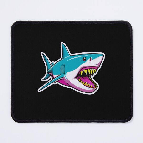 Item preview, Bright and Bold Shark Art Stickers designed and sold by ArtCreator2023.