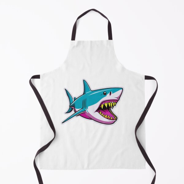 Item preview, Bright and Bold Shark Art Stickers designed and sold by ArtCreator2023.
