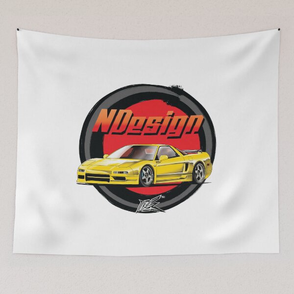 Aperçu de l'œuvre nsx supercar jaune créée et vendue par NaquashM.
