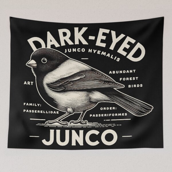Item preview, Dark-Eyed Junco 3B designed and sold by theAVIARY7.