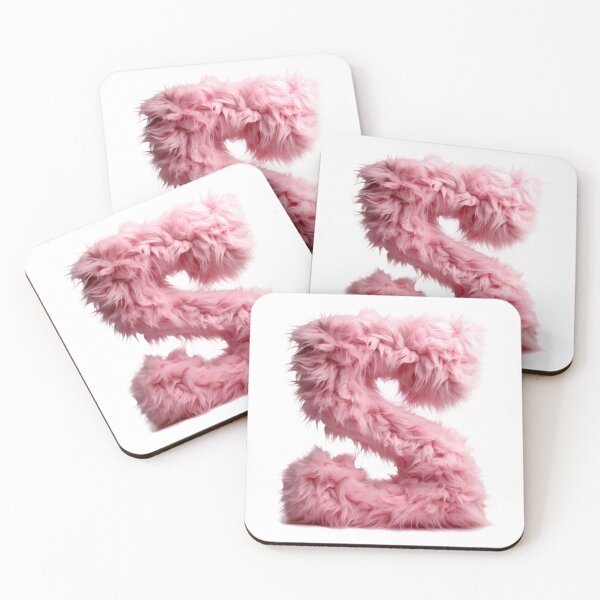 Item preview, Pink furry letter S designed and sold by MiraCleAI.
