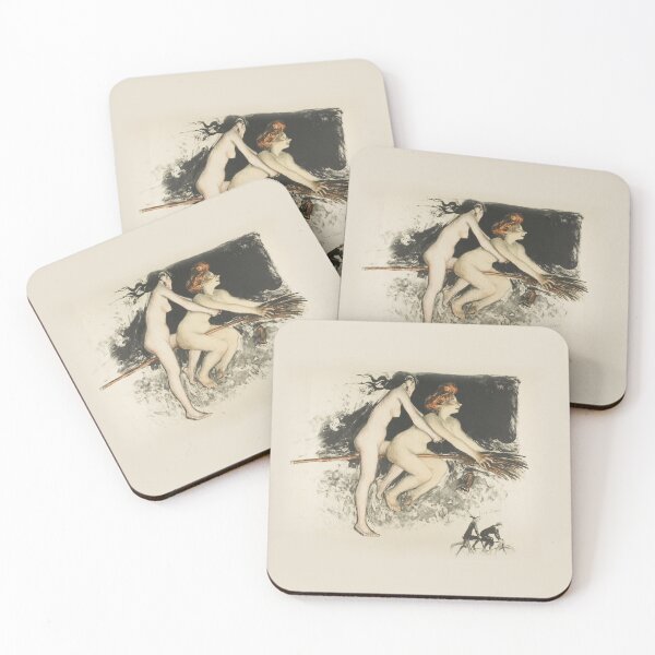 Item preview, Witches by Jean Veber   designed and sold by Vintage Designs +.