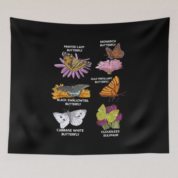 Item preview, Butterfly Species Illustration Butterfly Lovers Butterflies designed and sold by DSWShirts.