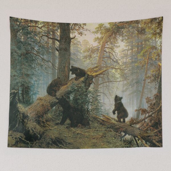 Item preview,  Morning in a Pine Forest - Ivan Shishkin designed and sold by Vintage Designs +.