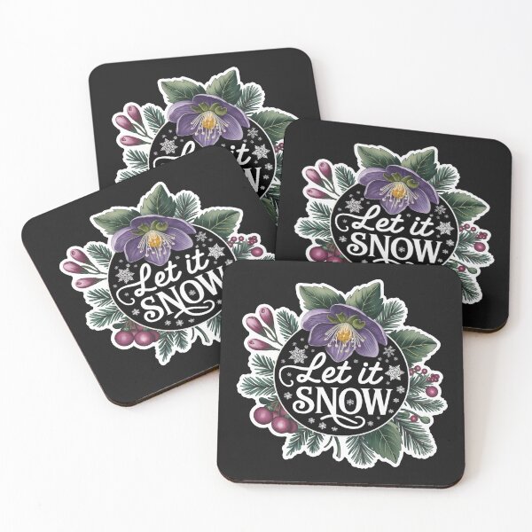 Item preview, Let it Snow | Botanical Winter Holiday Design designed and sold by cabana.space.