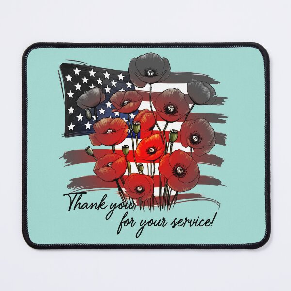 Item preview, Veterans Day, Thak you for your service designed and sold by BlackCoralArt.