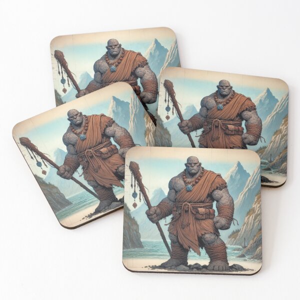 Item preview, Hill Giant Goliath Warrior of Mercy Monk Sailor designed and sold by Johnny MeatShield.