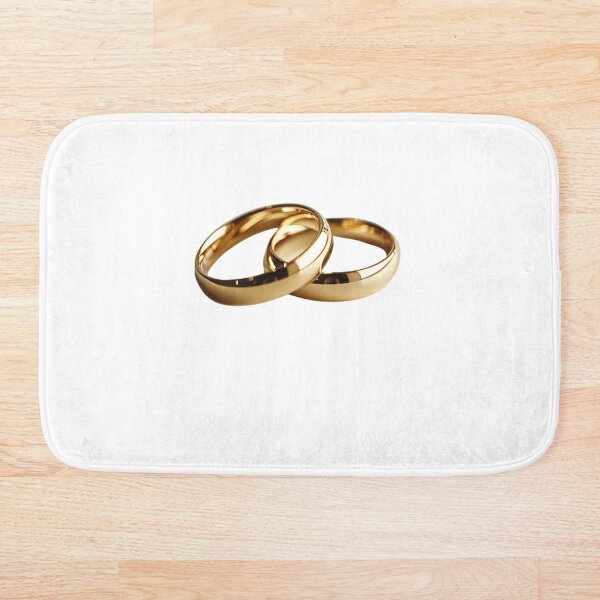 Item preview, Elegant pair of gold wedding rings designed and sold by MiraCleAI.