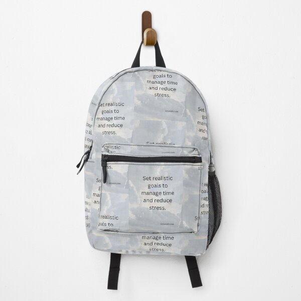 Item preview, Set realistic goals to manage time and reduce stress. designed and sold by CUTESTUFFnow.