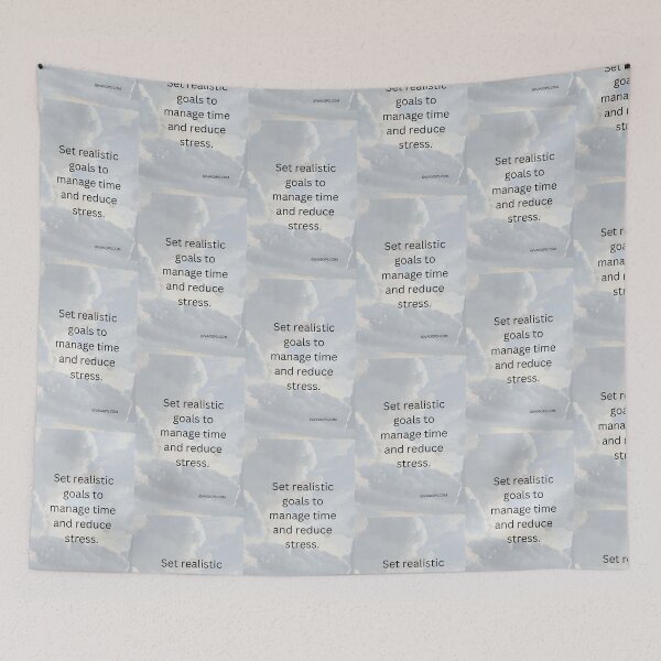 Item preview, Set realistic goals to manage time and reduce stress. designed and sold by CUTESTUFFnow.