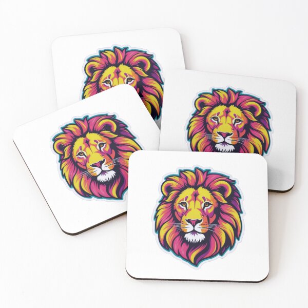Item preview, Bold Pop-Art Lion Head designed and sold by ArtCreator2023.