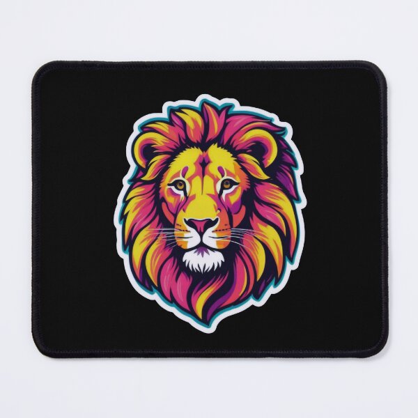 Item preview, Bold Pop-Art Lion Head designed and sold by ArtCreator2023.