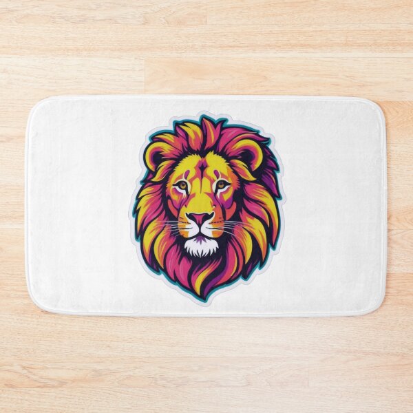 Item preview, Bold Pop-Art Lion Head designed and sold by ArtCreator2023.