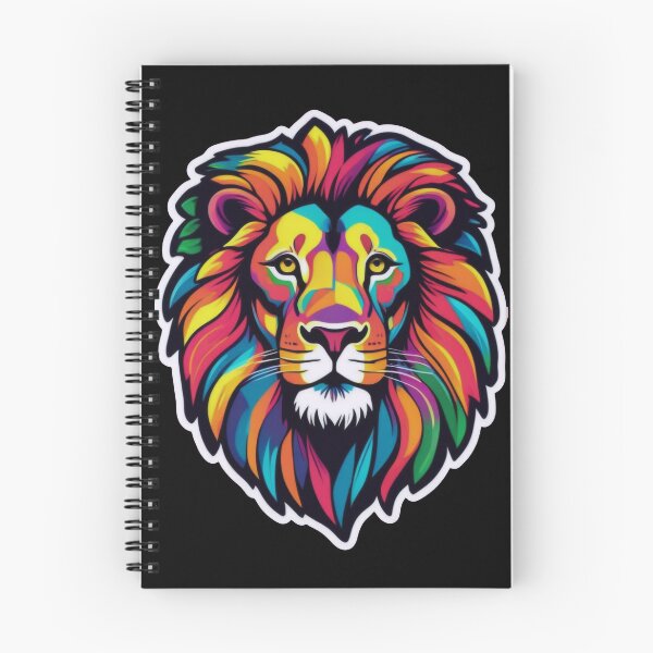 Item preview, Wild King in Vibrant Colors designed and sold by ArtCreator2023.