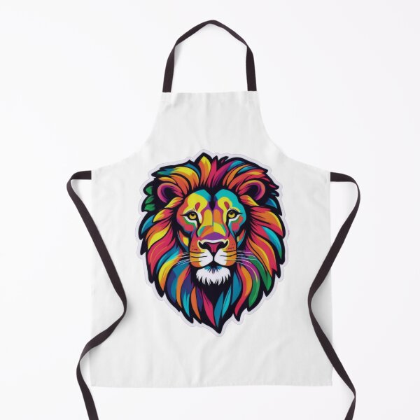 Item preview, Wild King in Vibrant Colors designed and sold by ArtCreator2023.