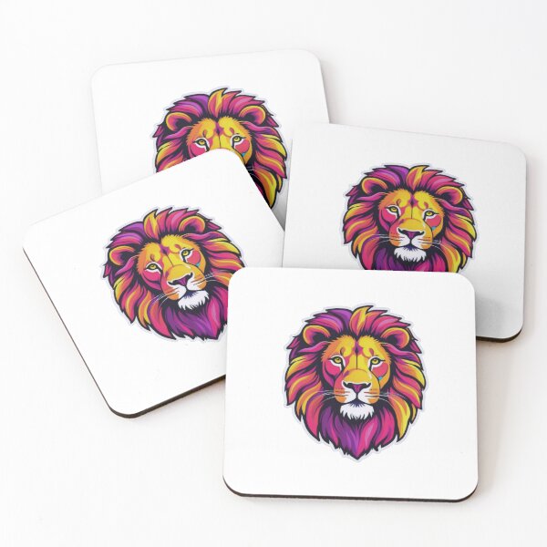 Item preview, Fierce Lion in Modern Pop Art designed and sold by ArtCreator2023.