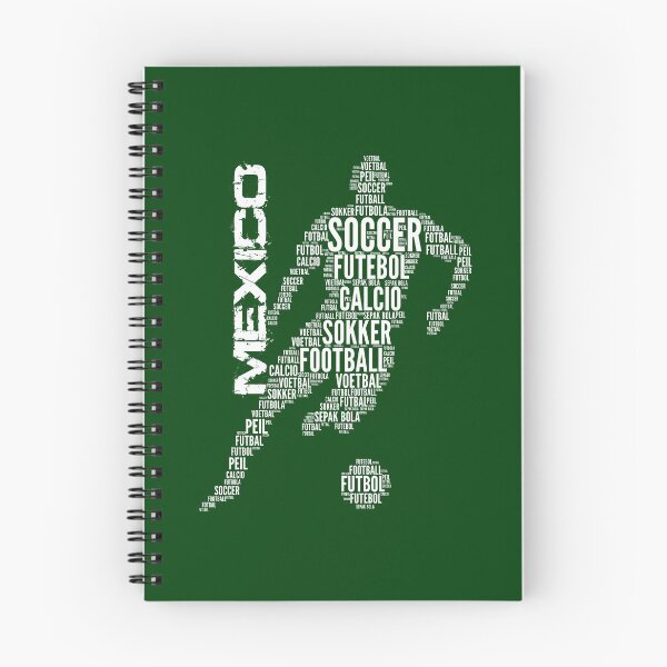 Item preview, Mexico Football Typography designed and sold by goodspy.