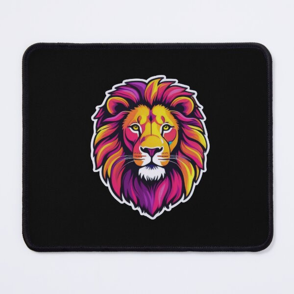 Item preview, Fierce Lion in Modern Pop Art designed and sold by ArtCreator2023.