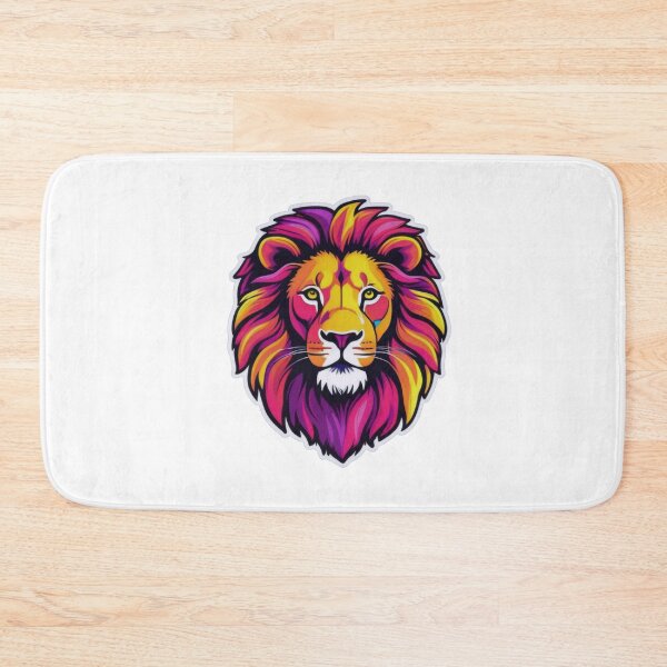 Item preview, Fierce Lion in Modern Pop Art designed and sold by ArtCreator2023.