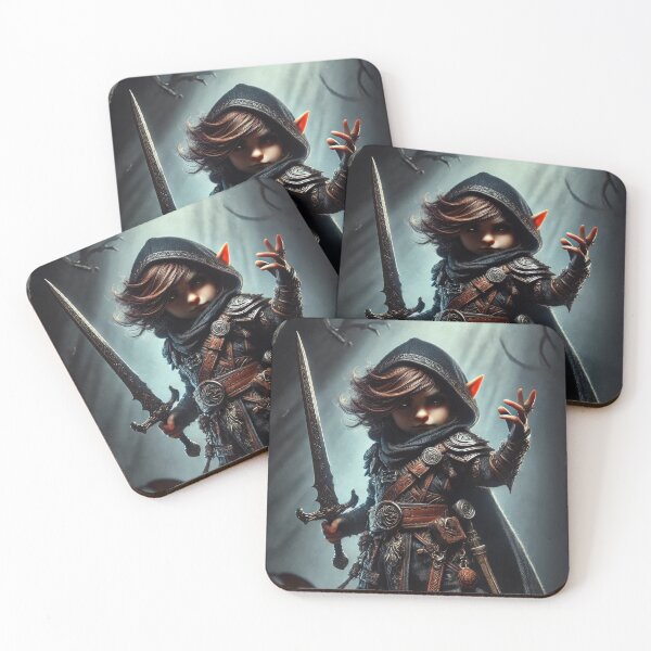 Item preview, Halfling Rogue Warrior of Shadow Monk designed and sold by Johnny MeatShield.