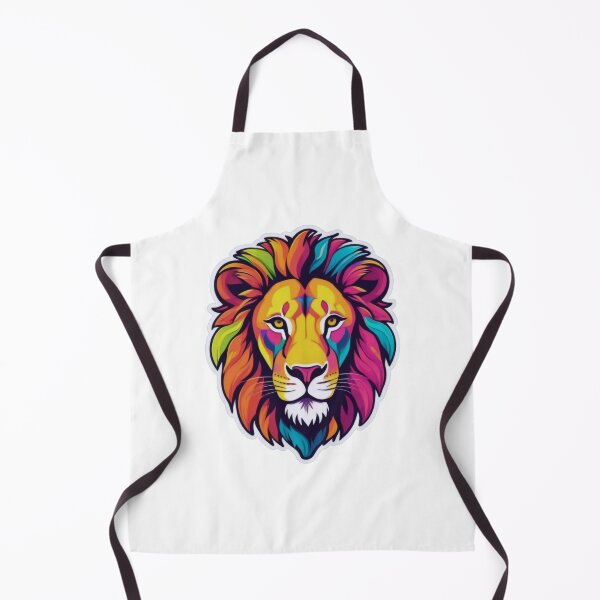 Item preview, Colorful Lion Head Design designed and sold by ArtCreator2023.